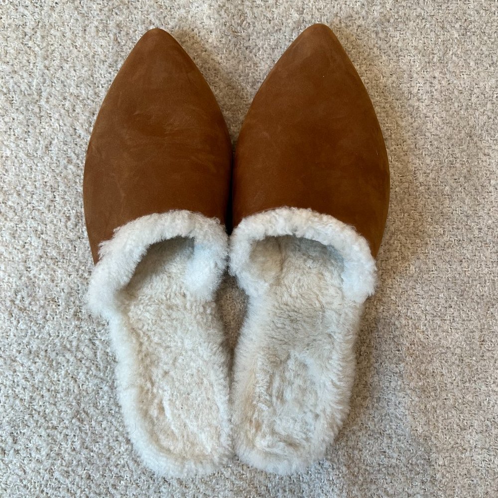Jenni Kayne Shearling-Lined Mules